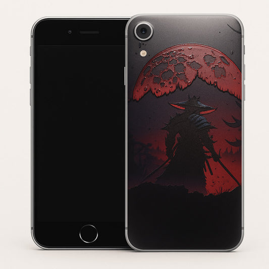 Samurai Shadow Moon 3D Embossed