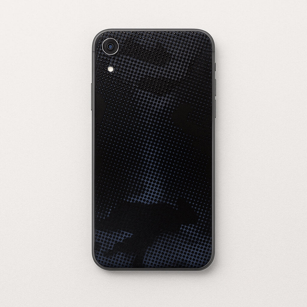 Black Stealth Dot Camo 3D Embossed