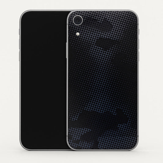 Black Stealth Dot Camo 3D Embossed