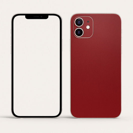 Classic Red Leather Texture