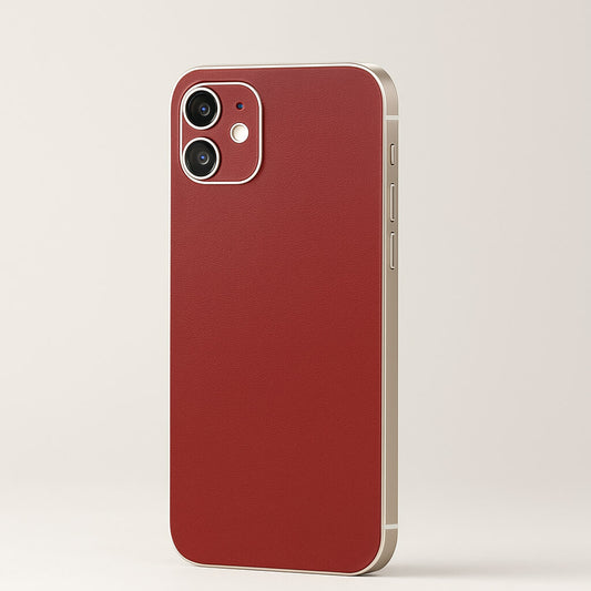 Classic Red Leather Texture