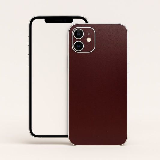 Luxury Leather Deep Burgundy