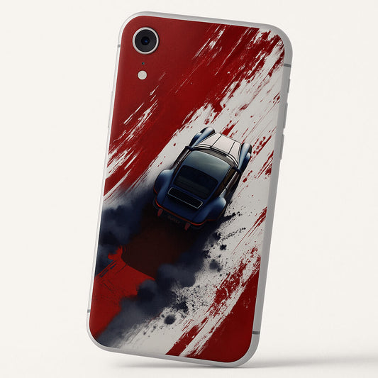 Drift Racer Red Splash 3D Embossed