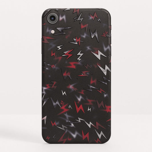 Electric Storm Bold Lightning 3D Embossed