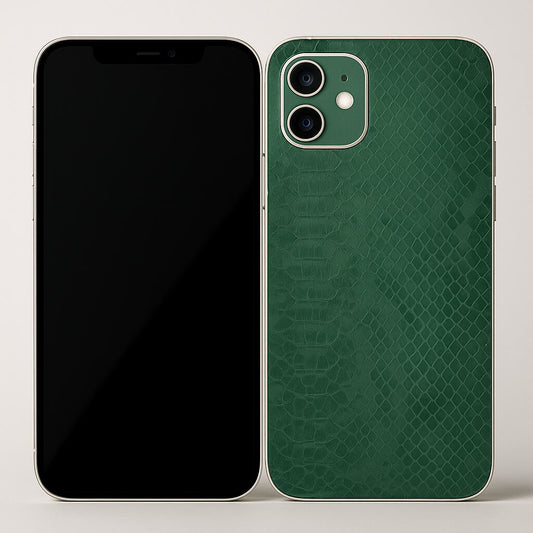 Emerald Green Croc-Texture