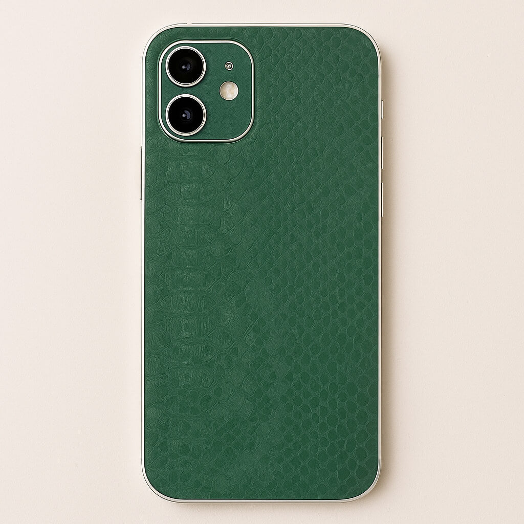Emerald Green Croc-Texture