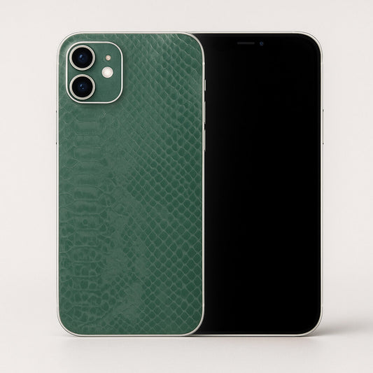 Emerald Green Croc-Texture