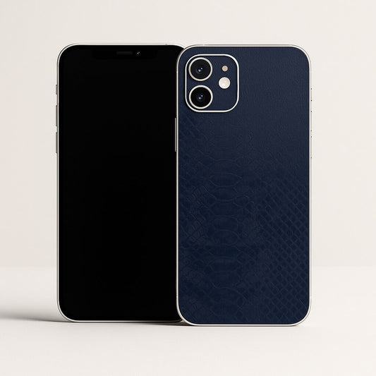 Dark Blue Croc-Texture