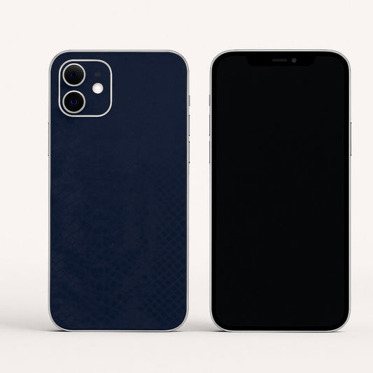 Dark Blue Croc-Texture