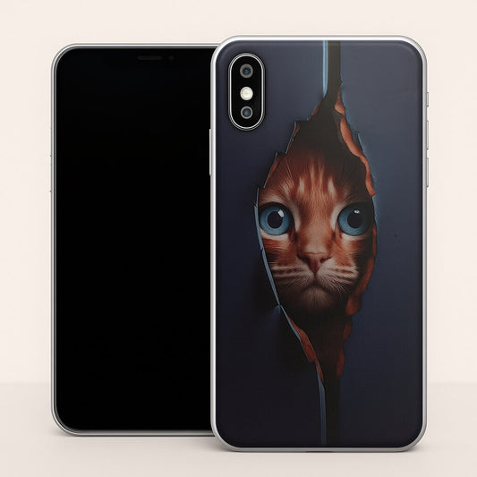 Peekaboo Cat 3D Embossed