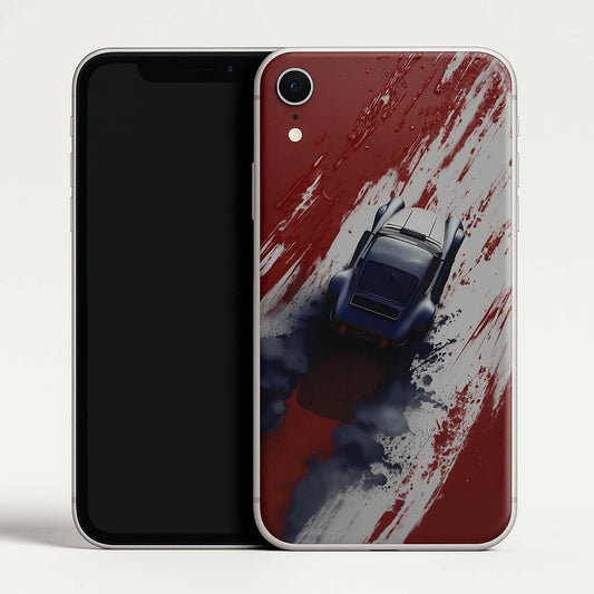 Drift Racer Red Splash 3D Embossed