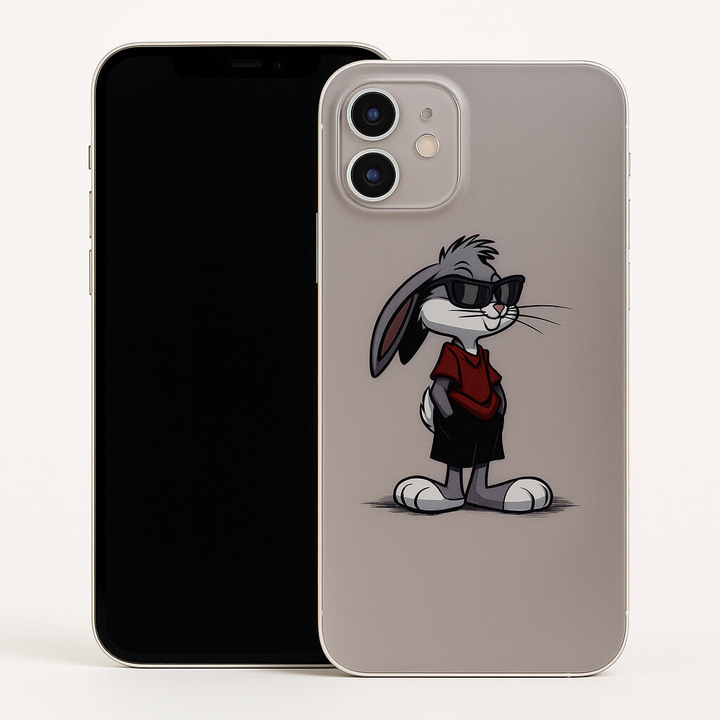 Street Style Cool Bunny 3D Embossed
