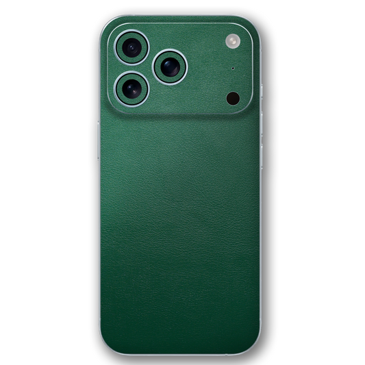 Emerald Green Matte Leather