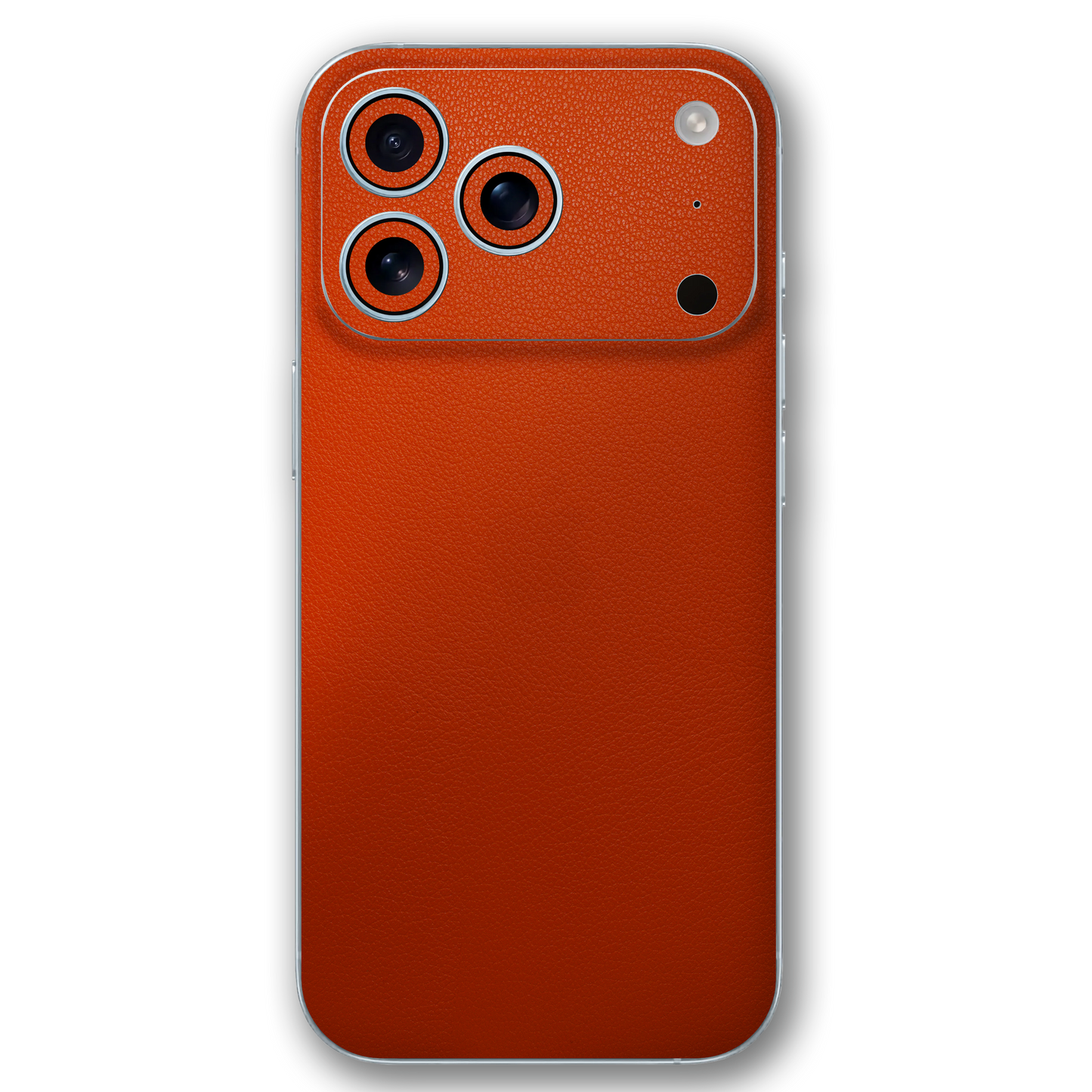 Orange Leather Back Skin