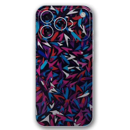 Abstract Graffiti Art 3D Embossed