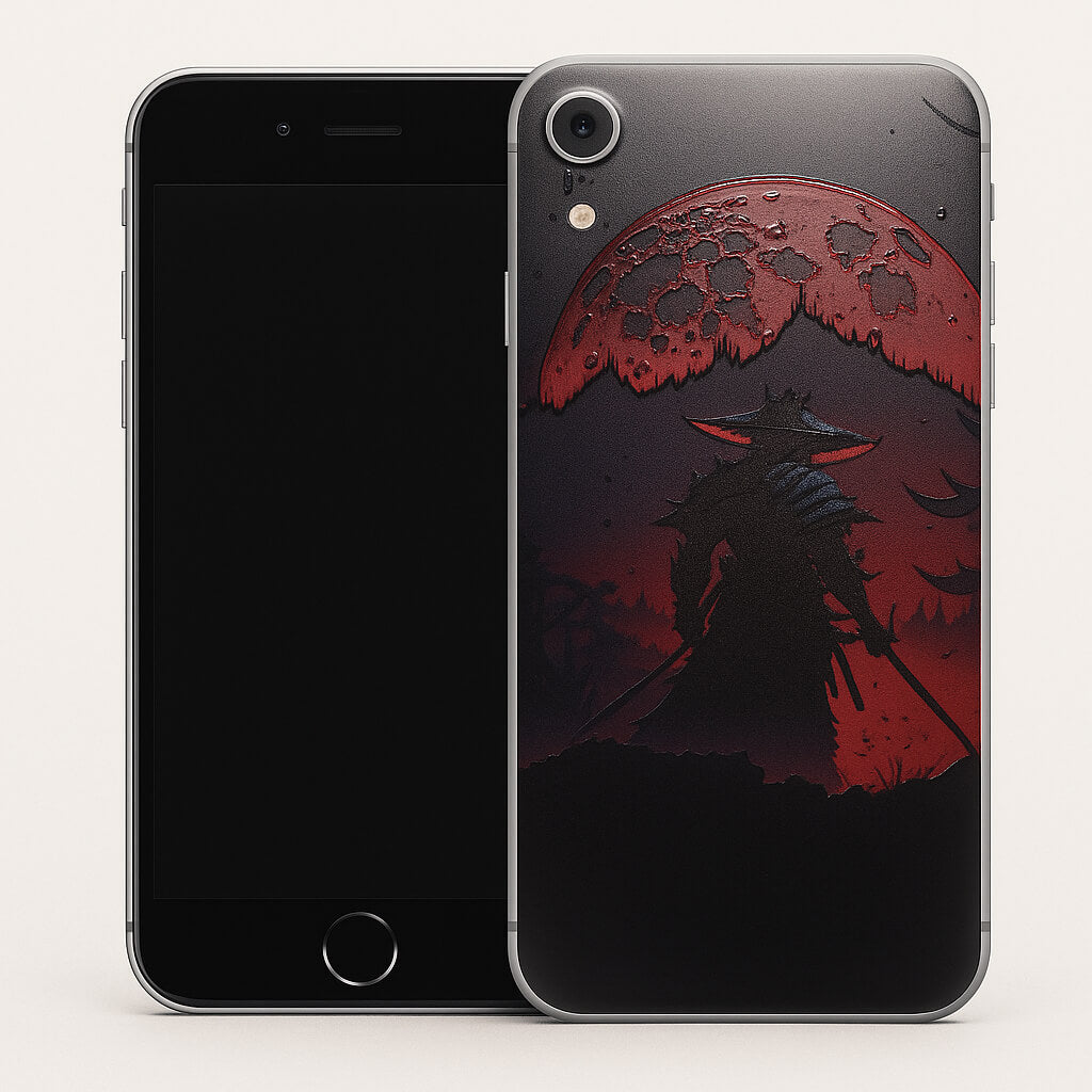 Samurai Shadow Moon 3D Embossed