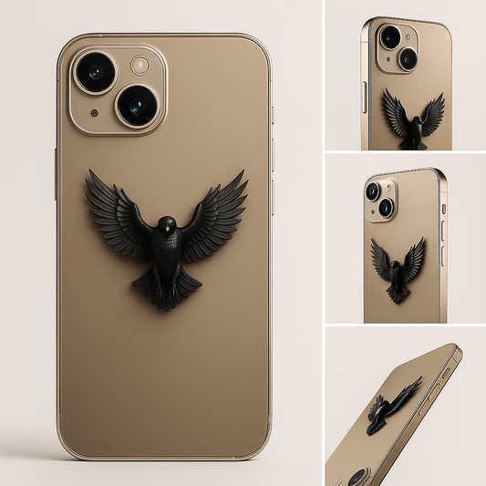 Midnight Raven 3D Embossed