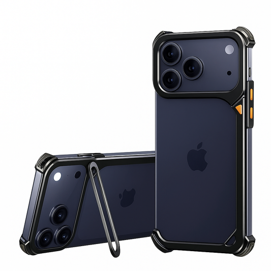 9-Shaped Metal Frameless Phone Case