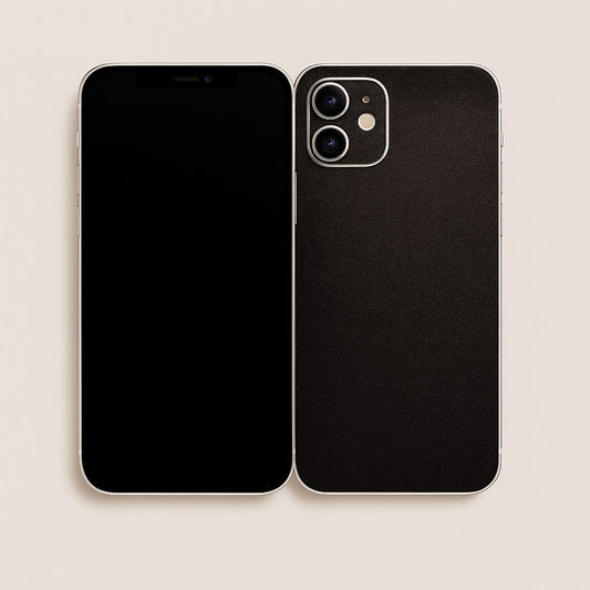 Jet Black Leather