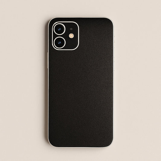Jet Black Leather