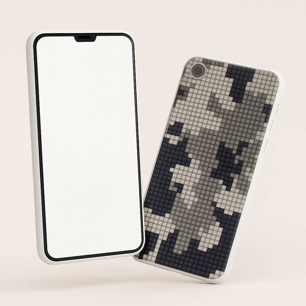 Pixel Camo Modern Stealth 3D Embossed