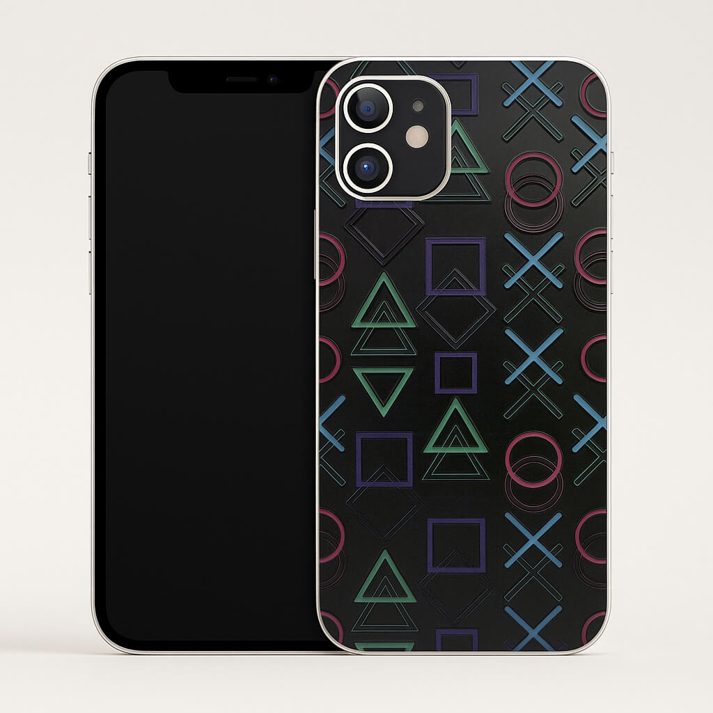 Retro Gamer Icons 3D Embossed