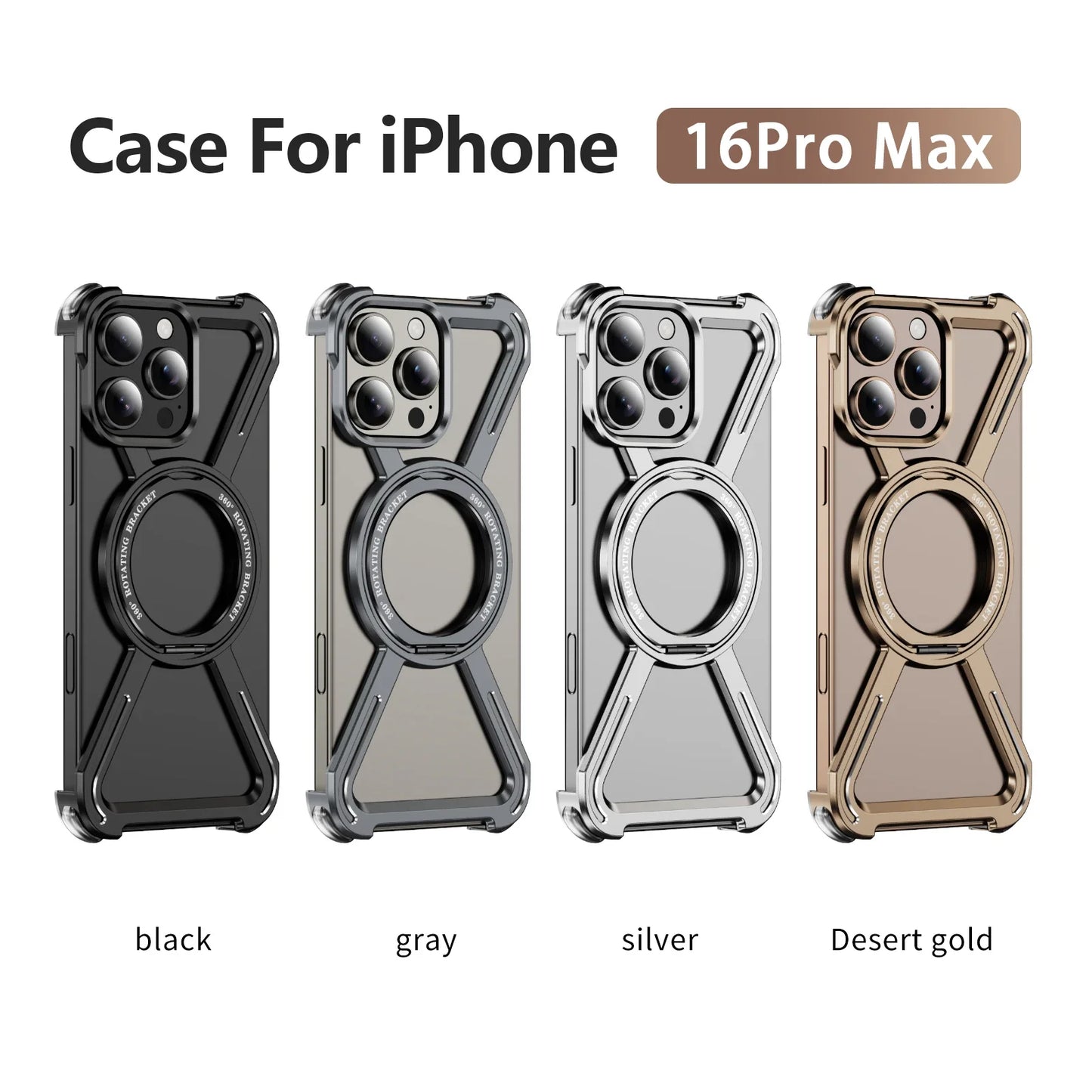 Alloy Magnetic Phone Case