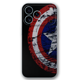 Distressed Captain Hero Shield 3D Embossed