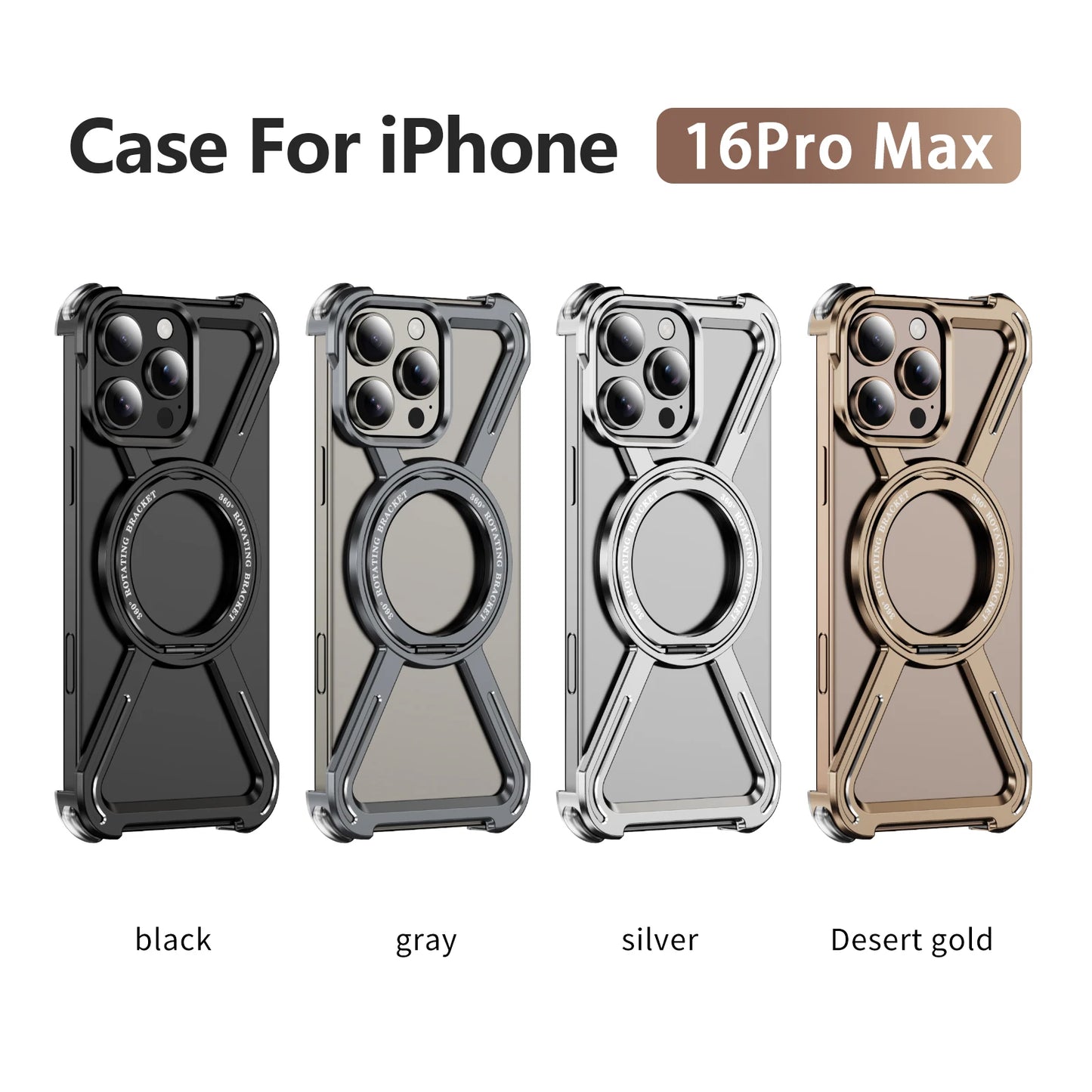 Alloy Magnetic Phone Case