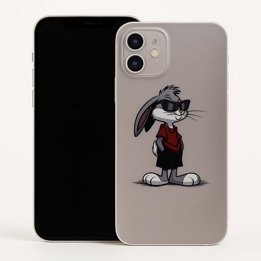 Street Style Cool Bunny 3D Embossed