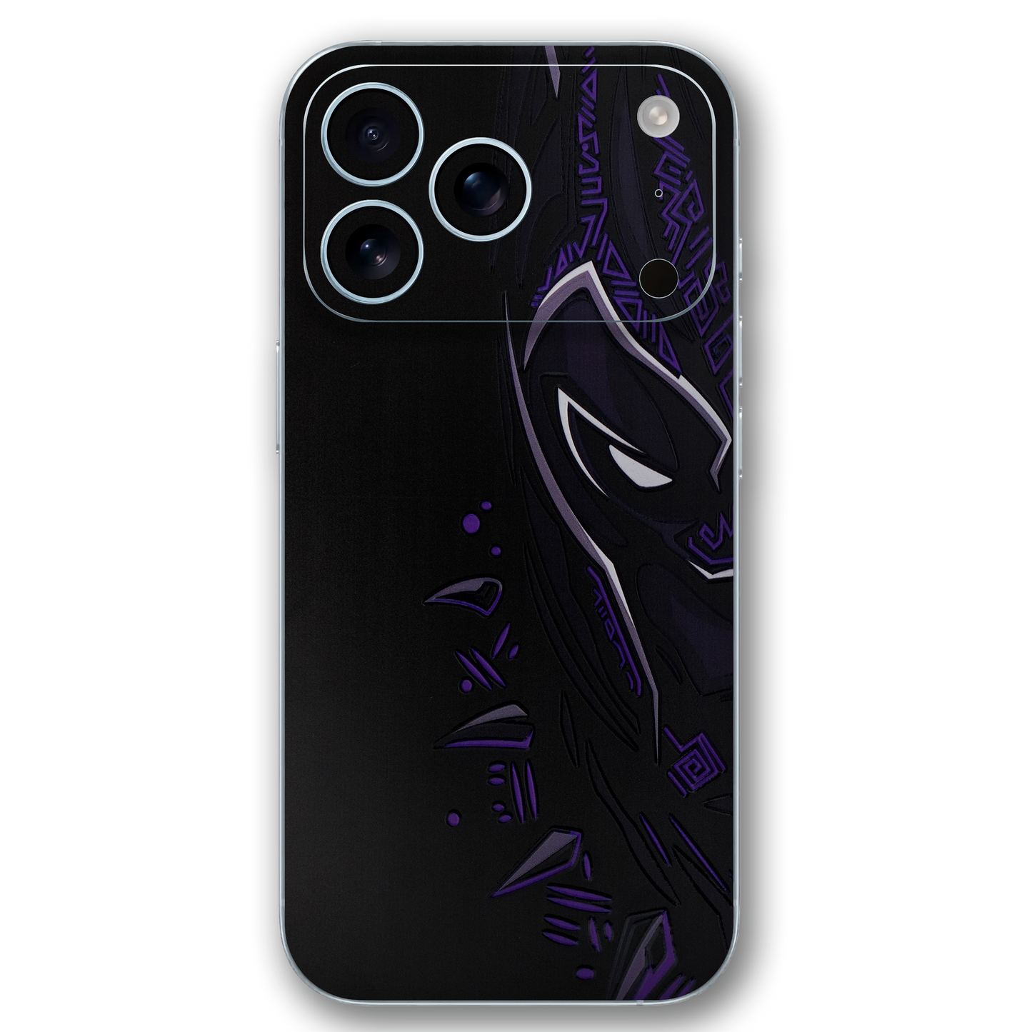 Violet Panther Mask 3D Embossed