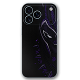 Violet Panther Mask 3D Embossed