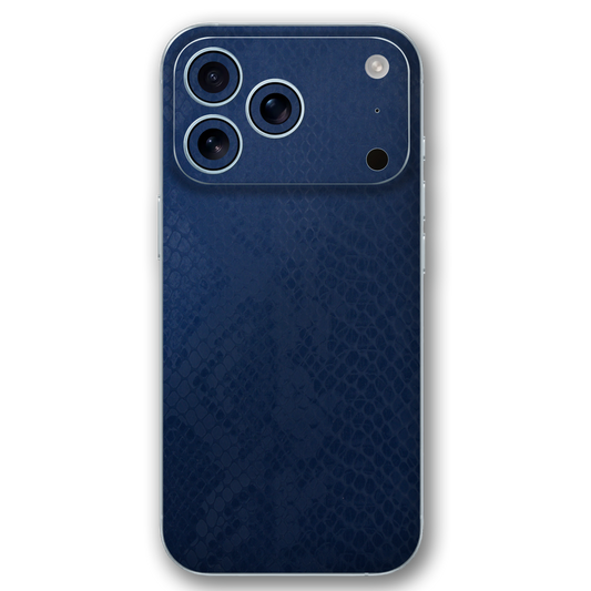 Dark Blue Croc-Texture