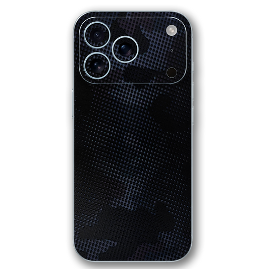 Black Stealth Dot Camo 3D Embossed