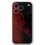 Red Black Hexagonal Pattern 3D Embossed