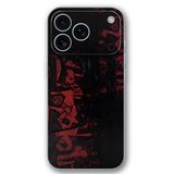 Urban Graffiti Red & Black 3D Embossed