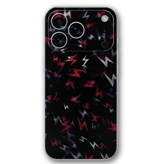 Electric Storm Bold Lightning 3D Embossed